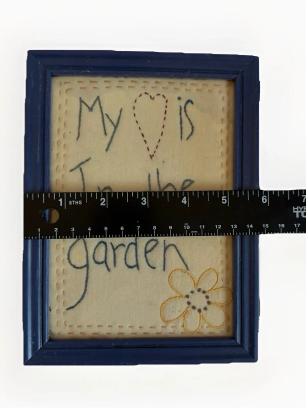Vintage Cottagecore Framed Hand Embroidery Art Lot Garden Floral Wall Decor Set